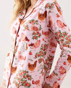 Tall Long PJ Set in Hen House