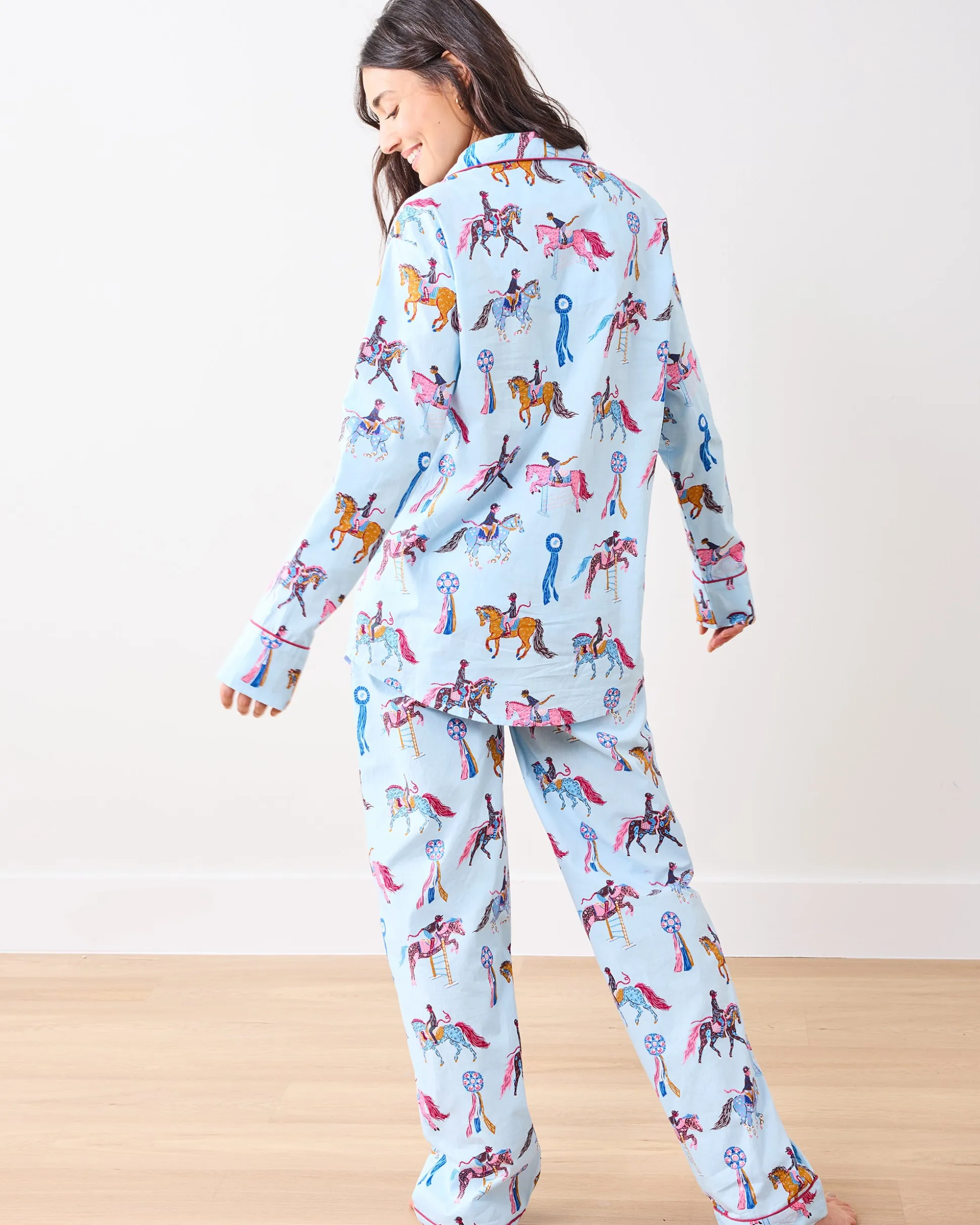 Tall Long PJ Set in Horse Show