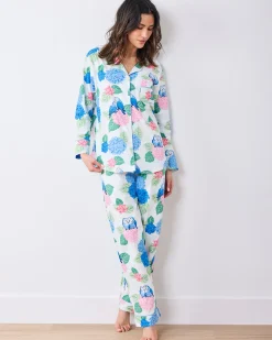 Tall Long PJ Set in Hydrangea Honeymoon