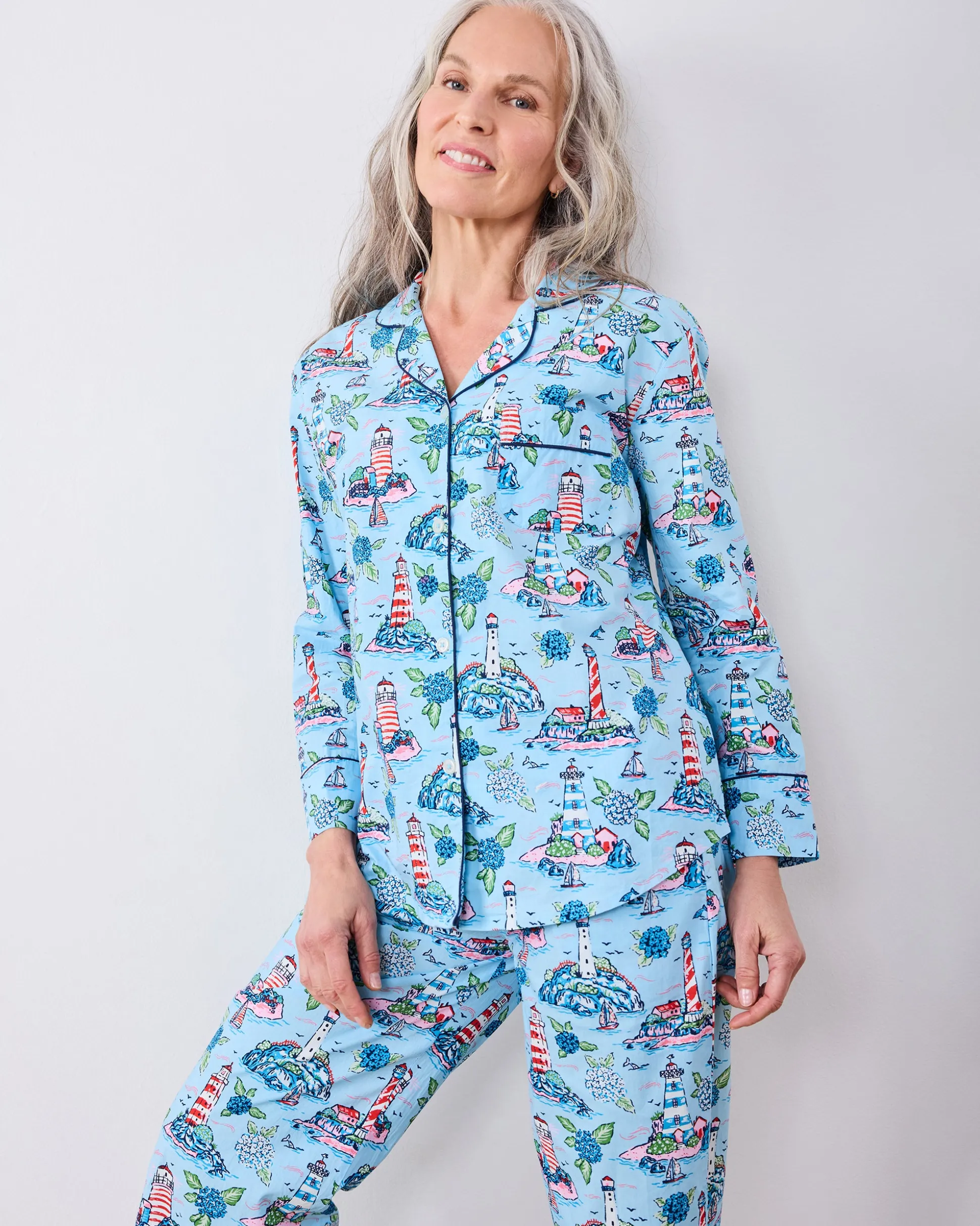 Tall Long PJ Set in Lighthouse Keeper