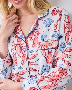 Tall Long PJ Set in Lobster Landing