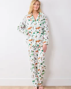 Tall Long PJ Set in Lucky Paws