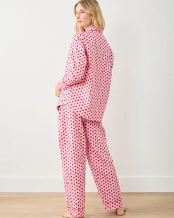 Tall Long PJ Set in Mini Candy Hearts