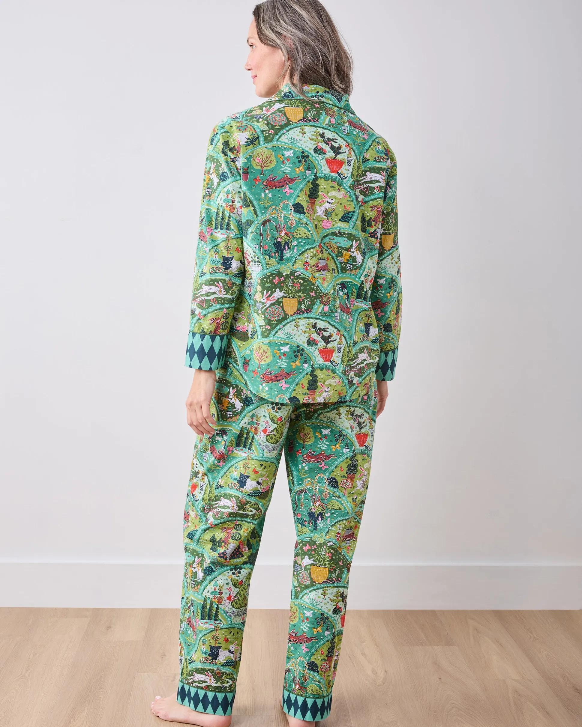 Tall Long PJ Set in Rabbit Wonderland
