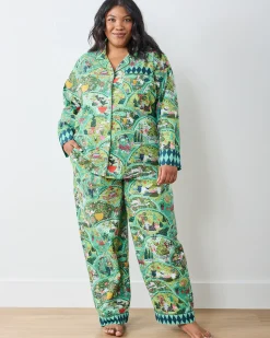 Tall Long PJ Set in Rabbit Wonderland