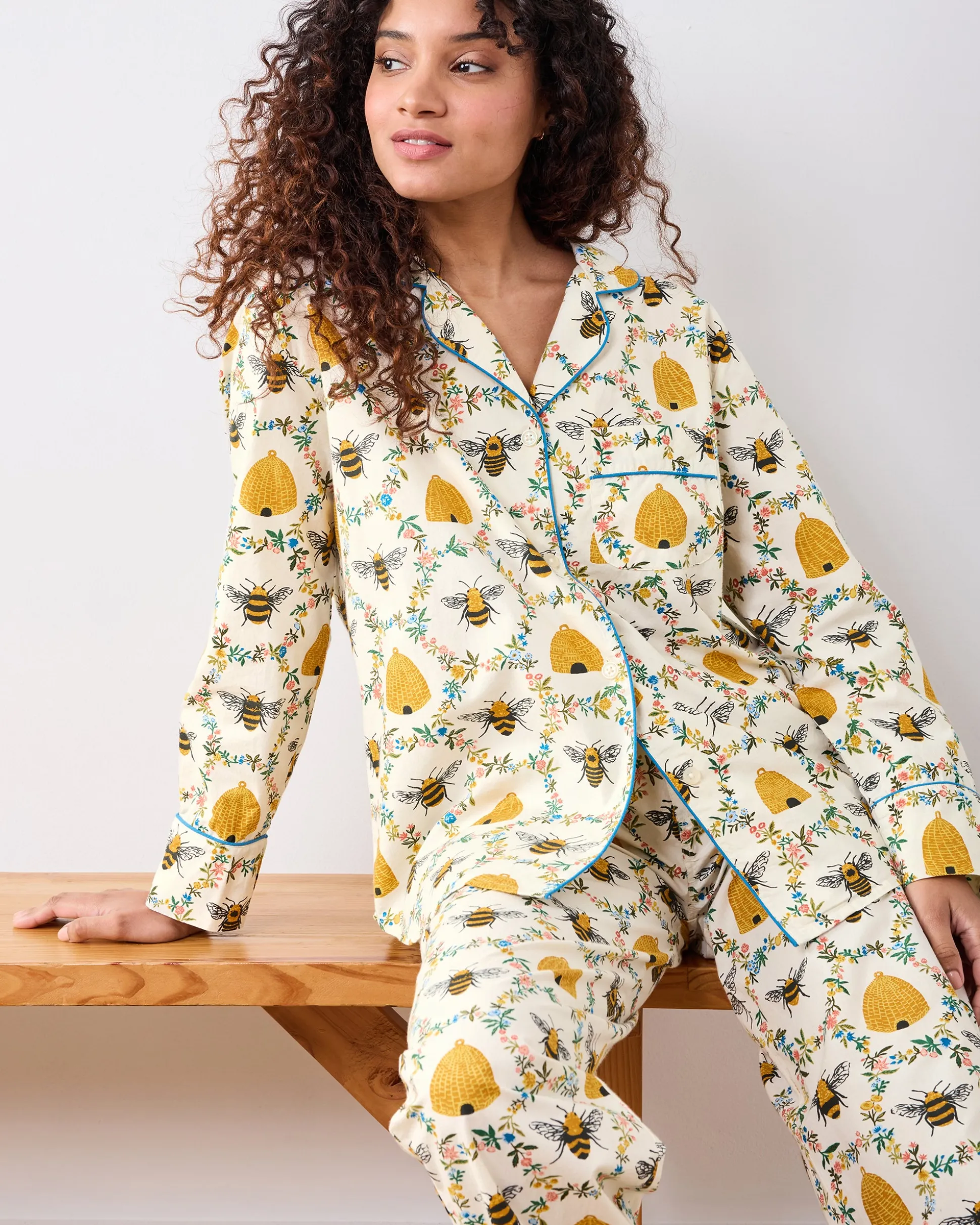 Tall Long PJ Set in Sweet Bee