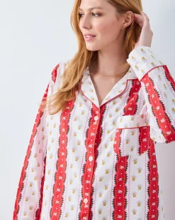 Tall Long PJ Set in Sweetheart Stripes