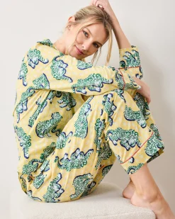 Tall Long PJ Set in Tiger Queen