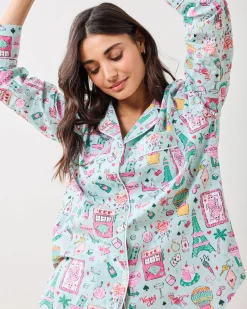 Tall Long PJ Set in Viva Las Vegas