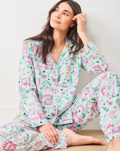 Tall Long PJ Set in Viva Las Vegas