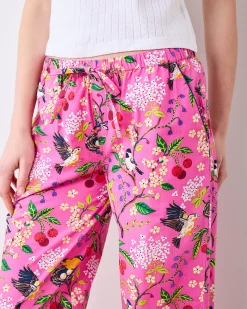Tall PJ Pants in Bird & Blossom