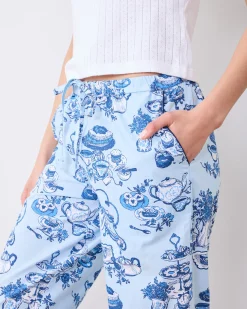 Tall PJ Pants in High Tea Toile