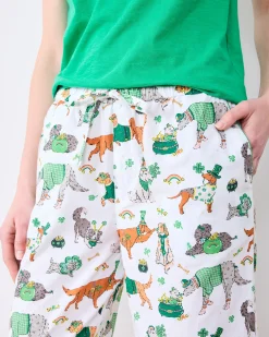 Tall PJ Pants in Lucky Paws