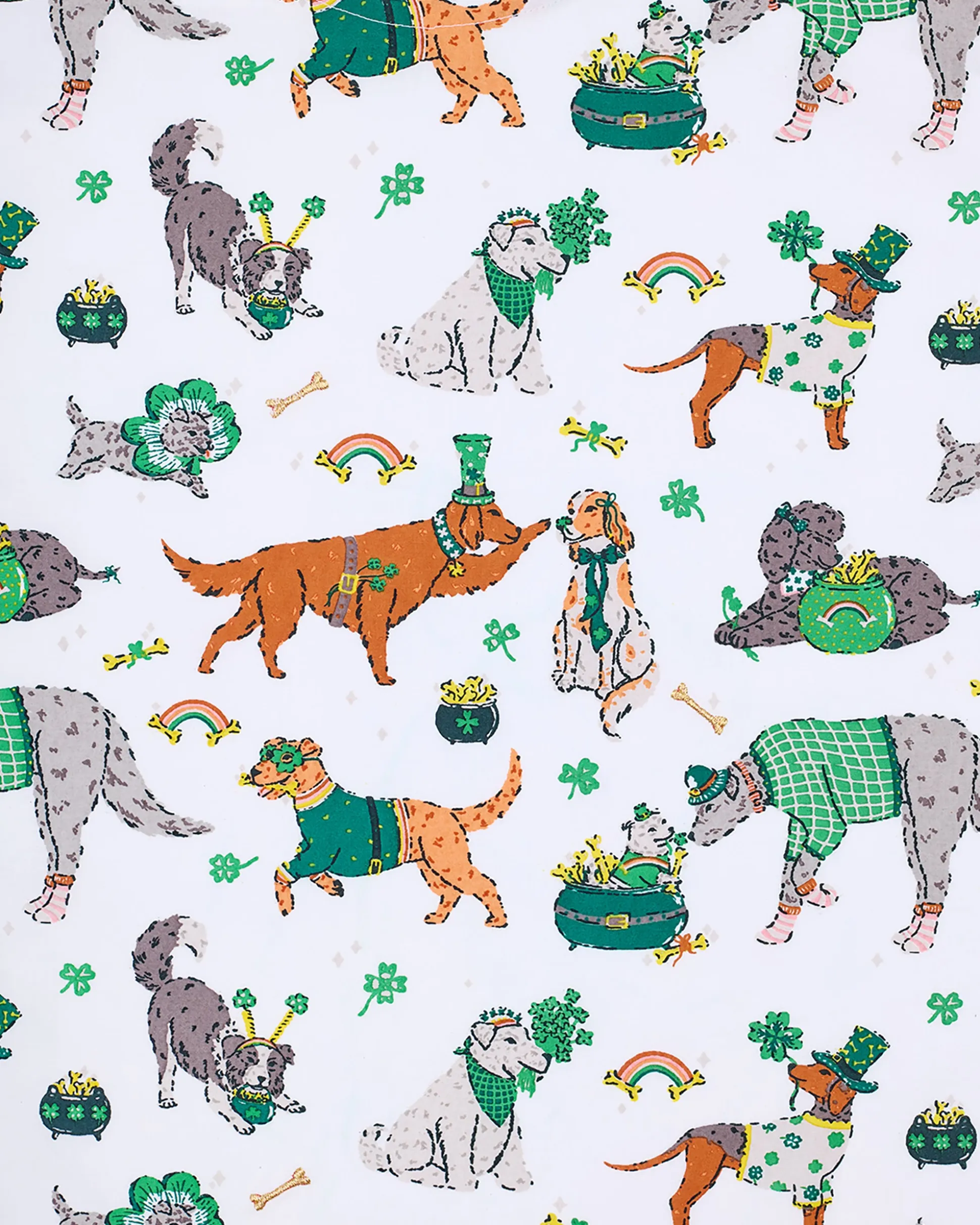 Tall PJ Pants in Lucky Paws