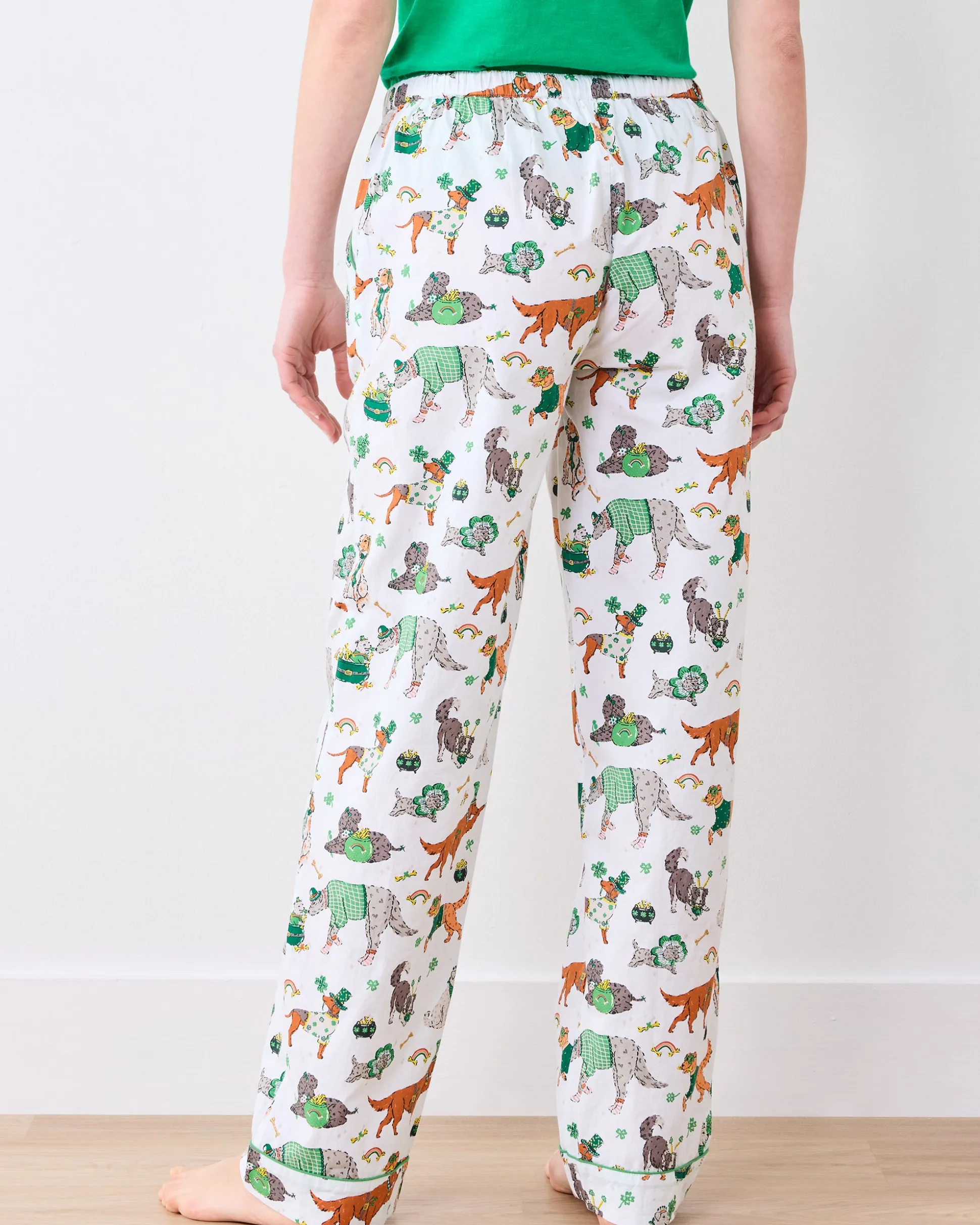 Tall PJ Pants in Lucky Paws