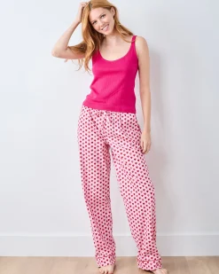 Tall PJ Pants in Mini Candy Hearts