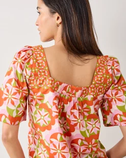 Tara Blouse in Flower Hour