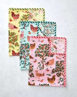 Tea Towels Set of 3 in Hen House
