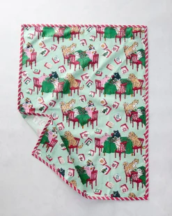 Tea Towels Set of 2 in Mah Jongg Menagerie