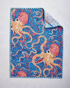Tea Towels Set of 2 in Octopus Isle