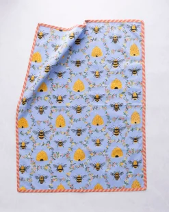 Tea Towels Set Of 2 in Sweet Bee