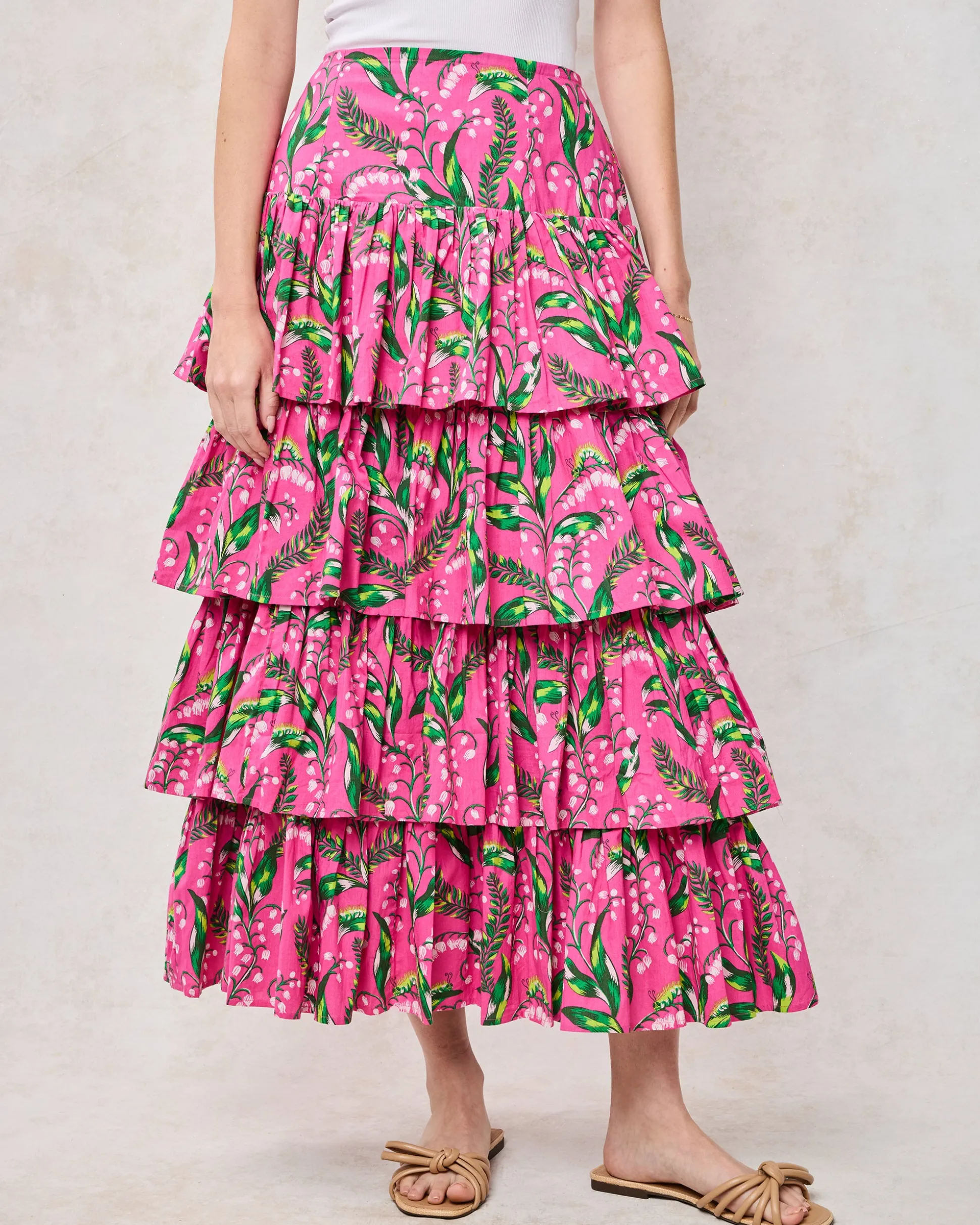 Terrace Skirt in Lily Of the Valley