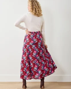 Tessa Skirt in Moonflower Vine