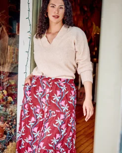 Tessa Skirt in Moonflower Vine