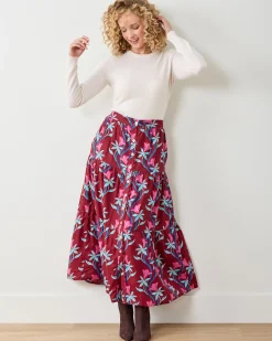Tessa Skirt in Moonflower Vine