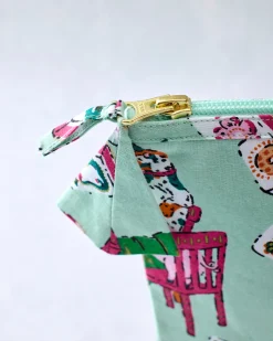 The Essentials Pouch in Mah Jongg Menagerie