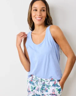 The Friday Tank in Bel Air Blue
