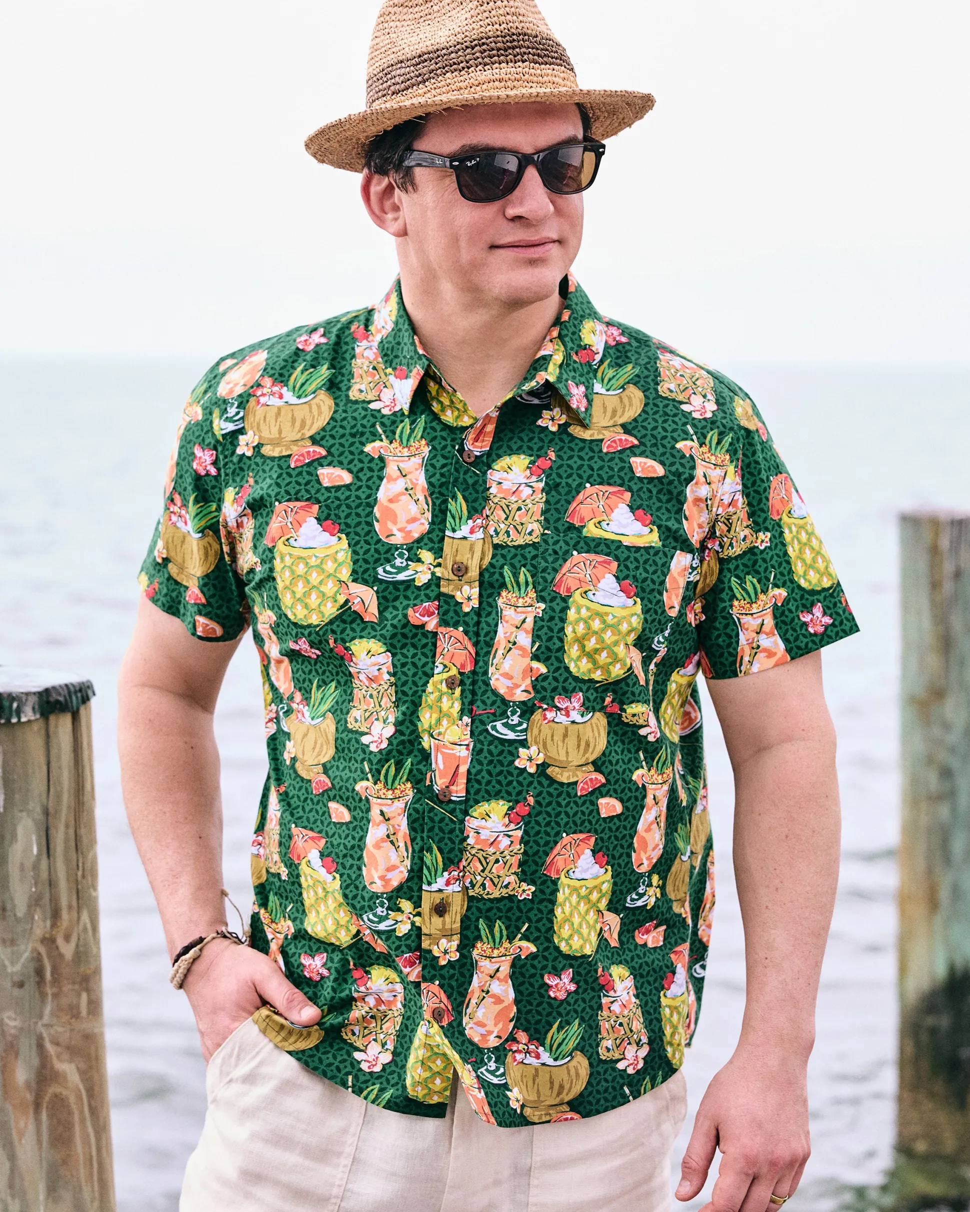 The Leo Shirt in Paradise Punch