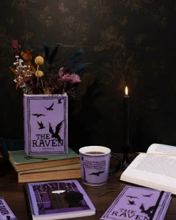 The Raven Large Book Vase in Purple