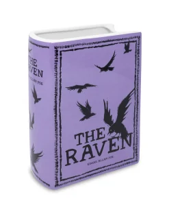 The Raven Large Book Vase in Purple