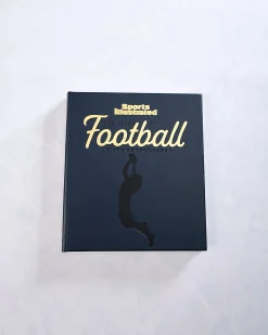 The Story of Football in 100 Photographs By Sports Illustrated in Navy Blue