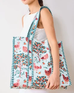 The Traveler Tote in Hen House