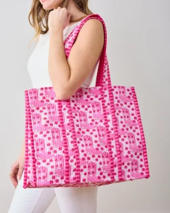 The Traveler Tote in Rhinestone Cowgirl