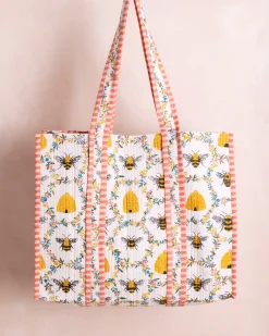 The Traveler Tote in Sweet Bee