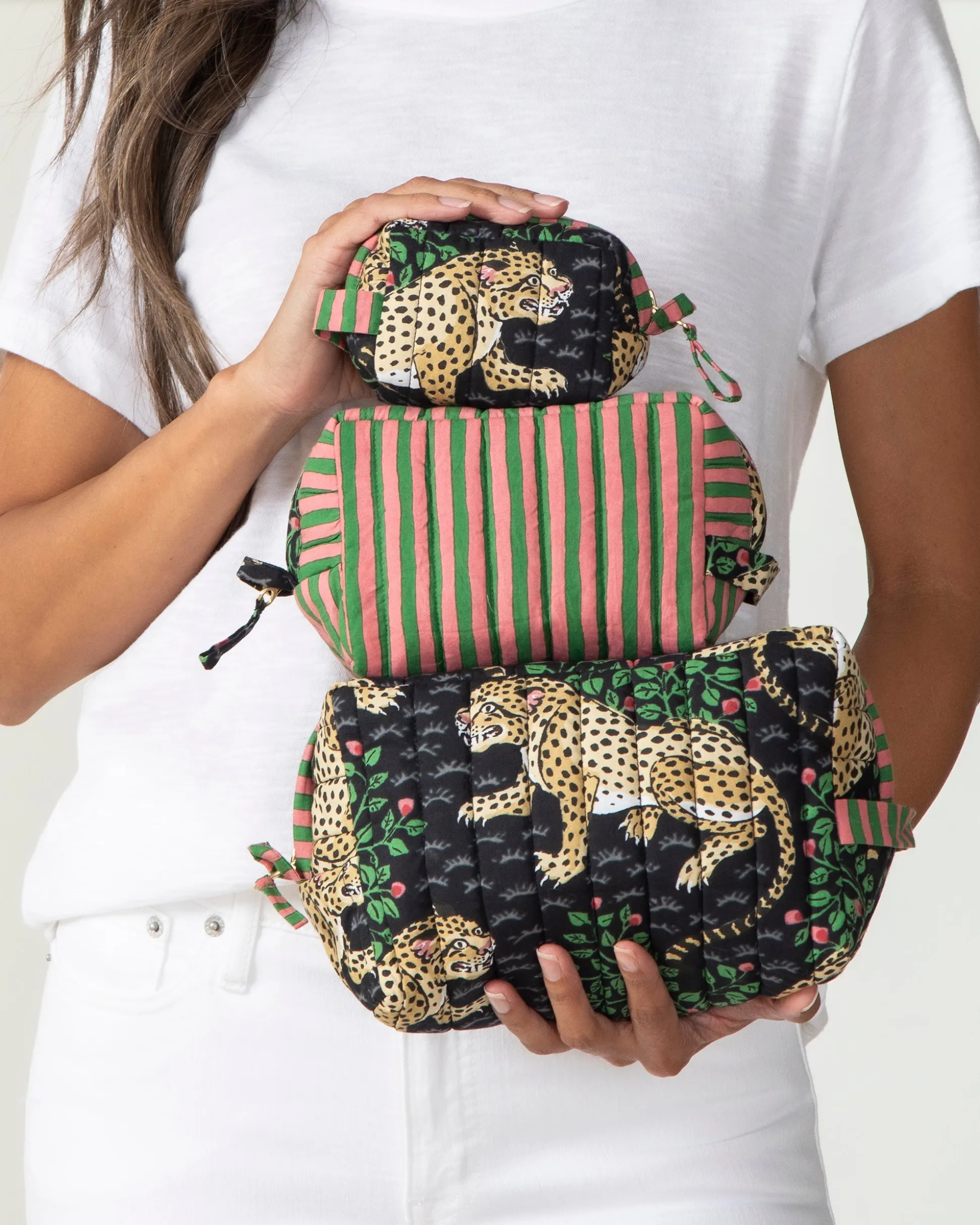 Three's Best Pouch Set in Bagheera