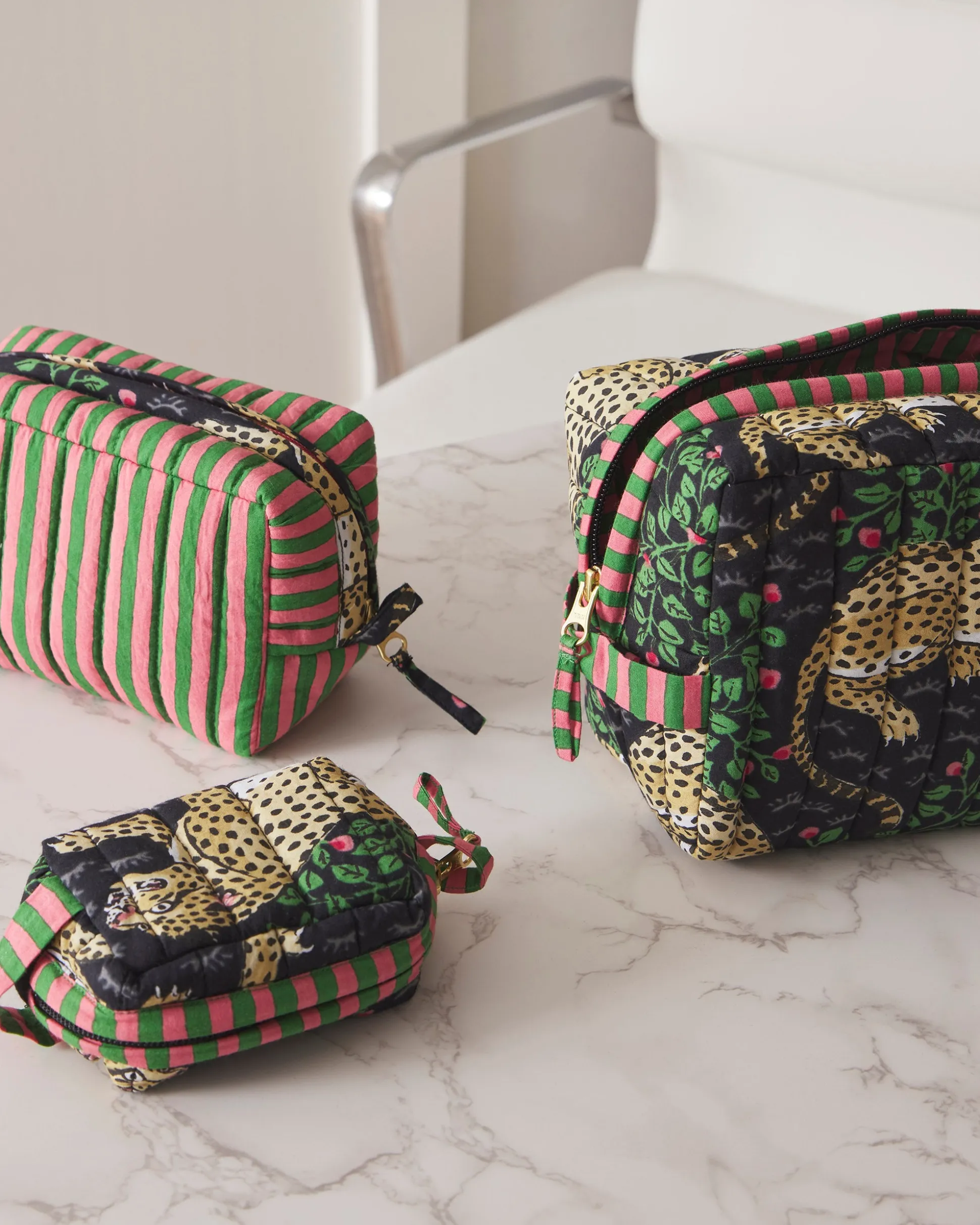 Three's Best Pouch Set in Bagheera