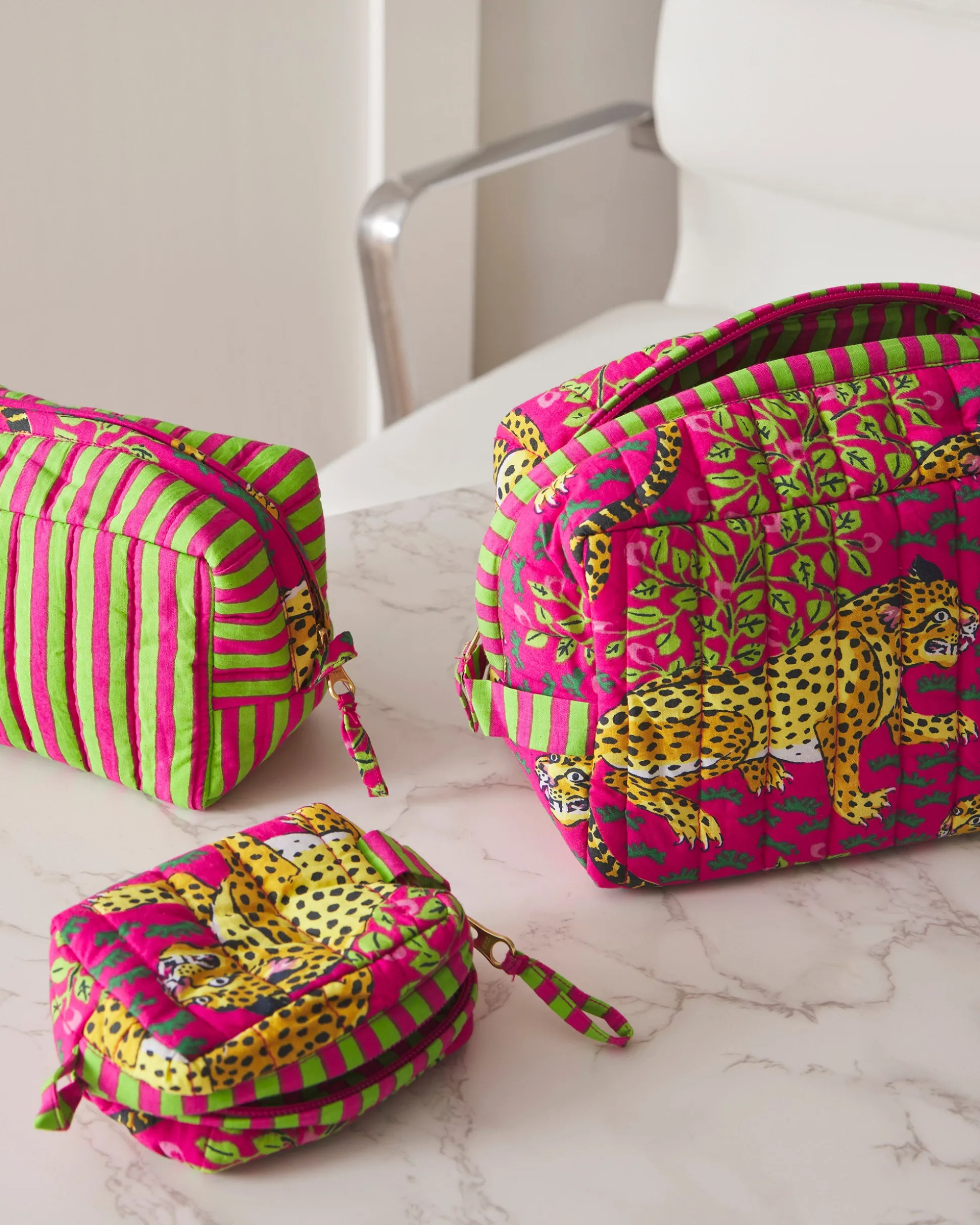 Three's Best Pouch Set in Bagheera