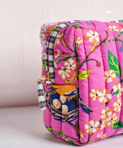 Three's Best Pouch Set in Bird & Blossom