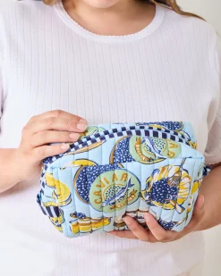 Three's Best Pouch Set in Champagne & Caviar