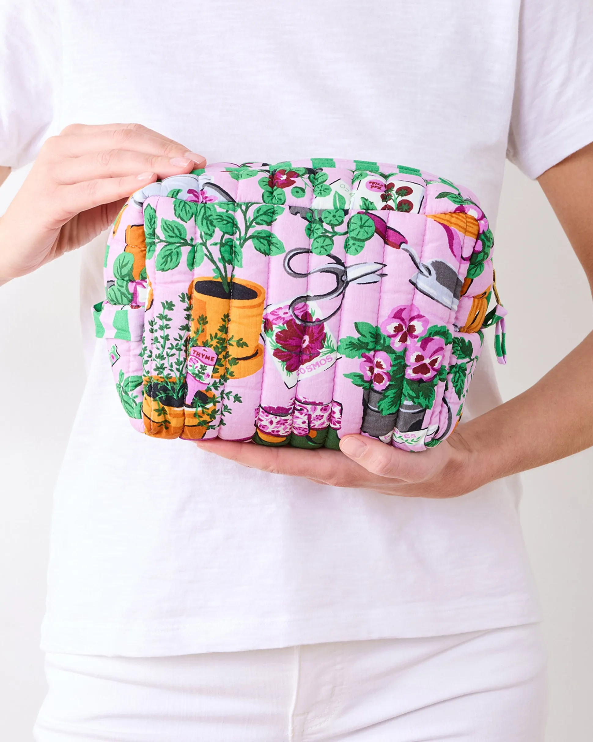 Three’s Best Pouch Set in Green Thumb