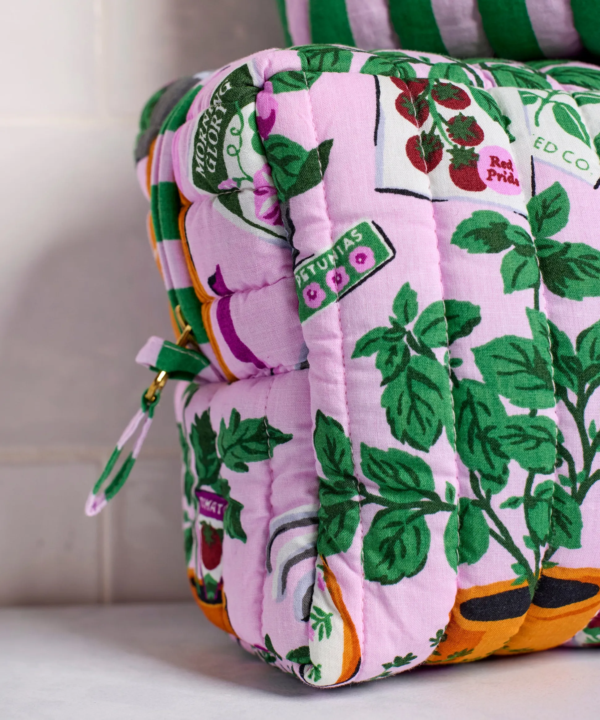 Three’s Best Pouch Set in Green Thumb