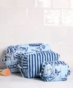 Three’s Best Pouch Set in High Tea Toile