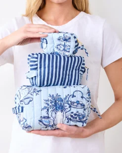 Three’s Best Pouch Set in High Tea Toile