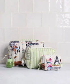 Three's Best Pouch Set in Paris Getaway
