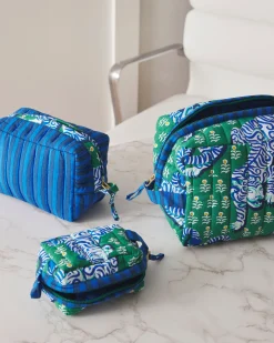 Three's Best Pouch Set in Tiger Queen