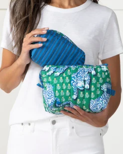 Three's Best Pouch Set in Tiger Queen